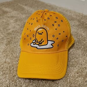 NWOT Yellow Gudetama Baseball Cap